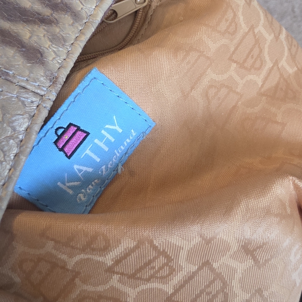 Y2K Metallic Gold Python Snake Embossed Bling Stu… - image 12